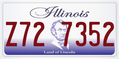 IL license plate Z727352