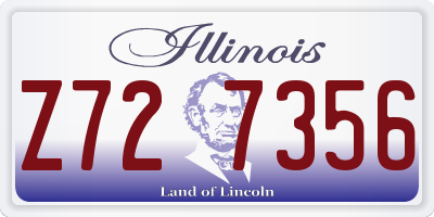 IL license plate Z727356