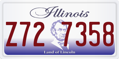 IL license plate Z727358