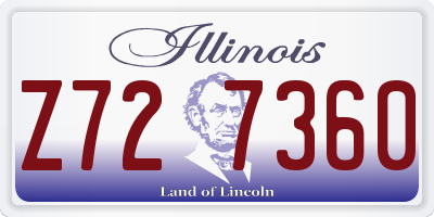IL license plate Z727360