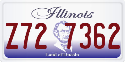 IL license plate Z727362