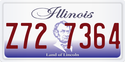IL license plate Z727364