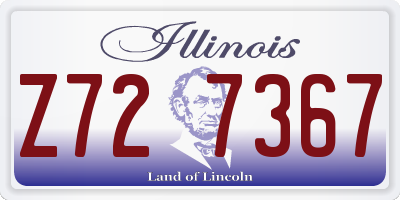 IL license plate Z727367