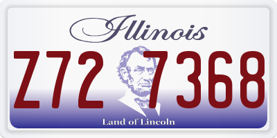IL license plate Z727368