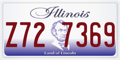 IL license plate Z727369