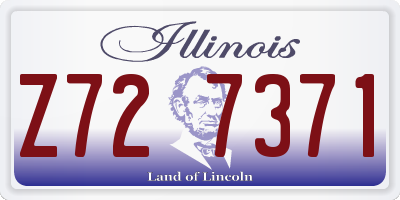 IL license plate Z727371