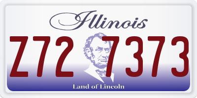 IL license plate Z727373