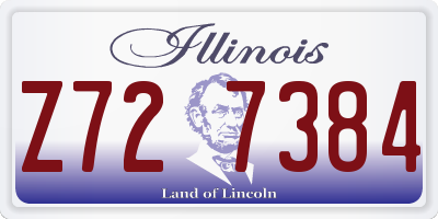 IL license plate Z727384
