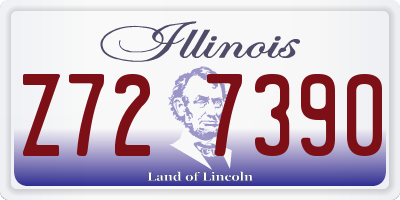 IL license plate Z727390