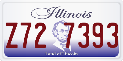 IL license plate Z727393
