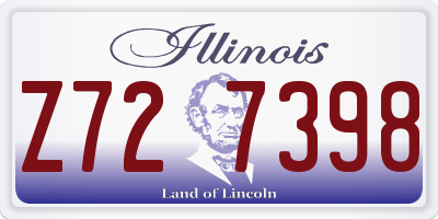 IL license plate Z727398