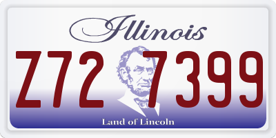 IL license plate Z727399