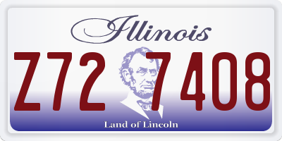 IL license plate Z727408