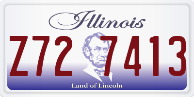 IL license plate Z727413