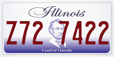 IL license plate Z727422