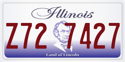 IL license plate Z727427