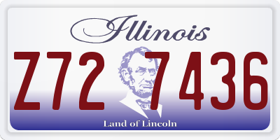 IL license plate Z727436