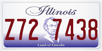 IL license plate Z727438