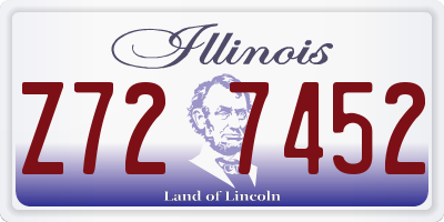 IL license plate Z727452