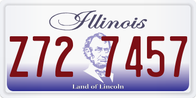 IL license plate Z727457