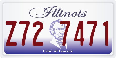 IL license plate Z727471