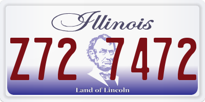 IL license plate Z727472