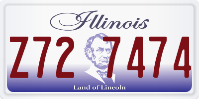 IL license plate Z727474