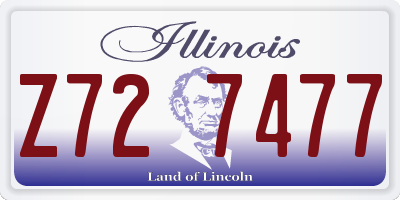 IL license plate Z727477