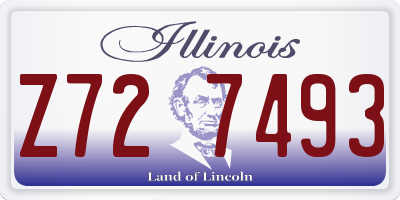 IL license plate Z727493