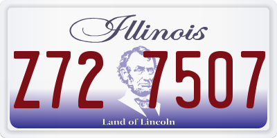 IL license plate Z727507
