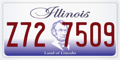 IL license plate Z727509