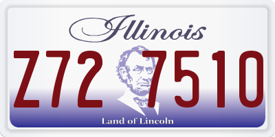 IL license plate Z727510