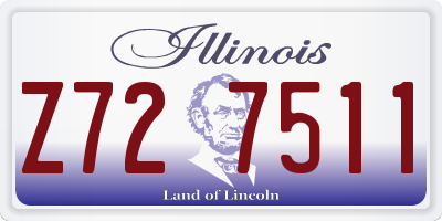 IL license plate Z727511