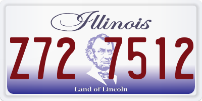 IL license plate Z727512