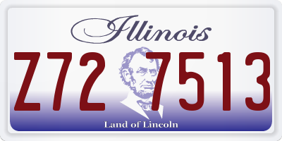IL license plate Z727513
