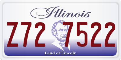 IL license plate Z727522