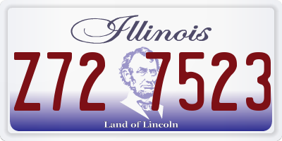 IL license plate Z727523