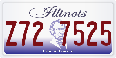 IL license plate Z727525