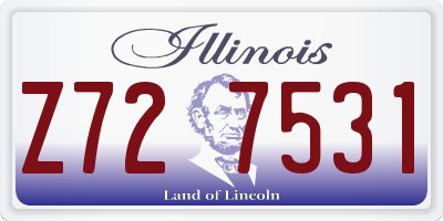 IL license plate Z727531