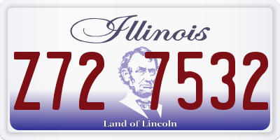 IL license plate Z727532