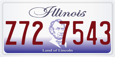 IL license plate Z727543
