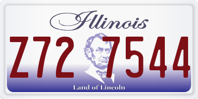 IL license plate Z727544