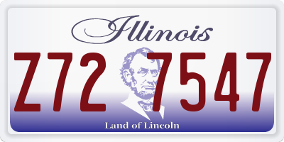 IL license plate Z727547