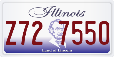 IL license plate Z727550