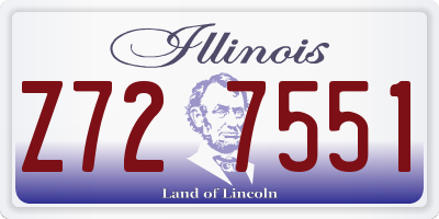 IL license plate Z727551