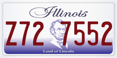IL license plate Z727552