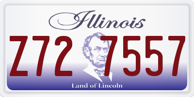 IL license plate Z727557
