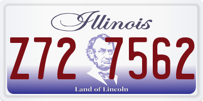 IL license plate Z727562