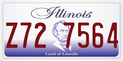 IL license plate Z727564