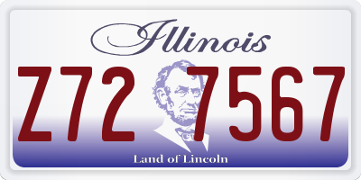 IL license plate Z727567